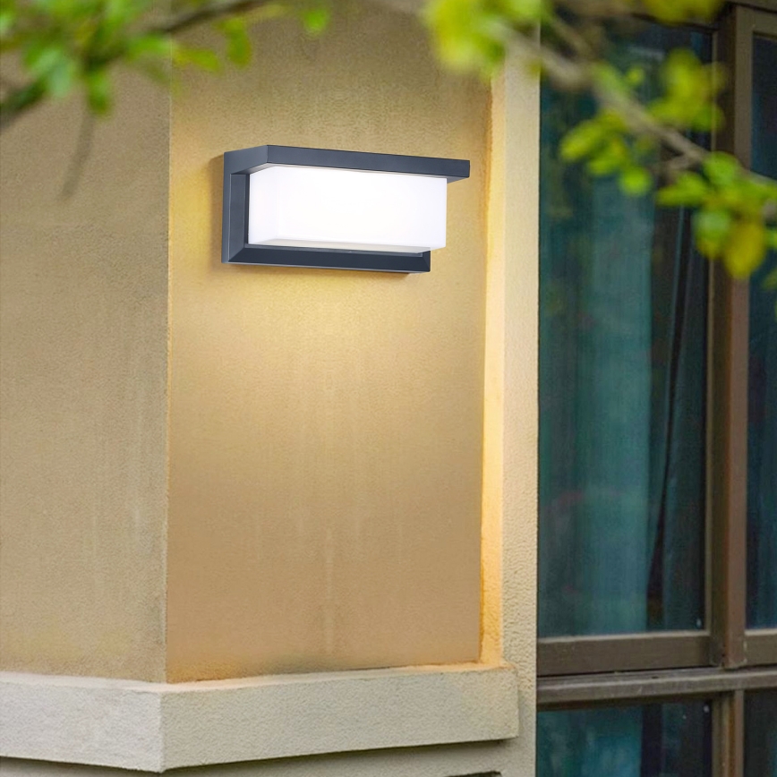 Brilagi - LED-ulkoseinävalaisin BRICKY LED/12W/230V antrasiitti IP54