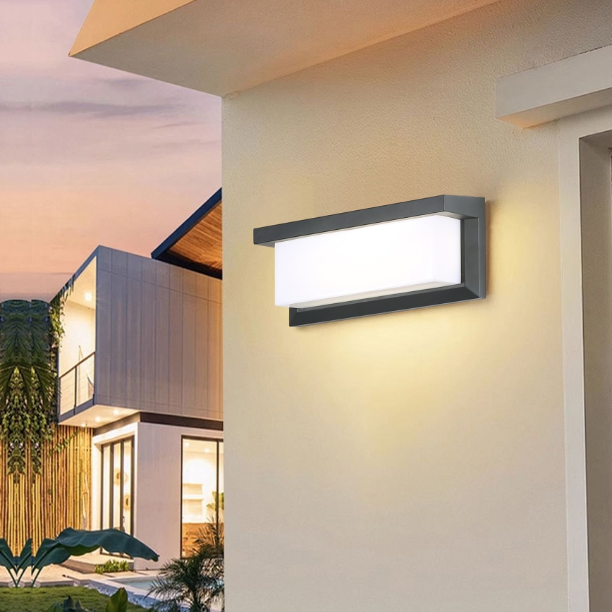 Brilagi - LED-ulkoseinävalaisin BRICKY LED/12W/230V antrasiitti IP54