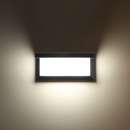 Brilagi - LED-ulkoseinävalaisin BRICKY LED/12W/230V antrasiitti IP54