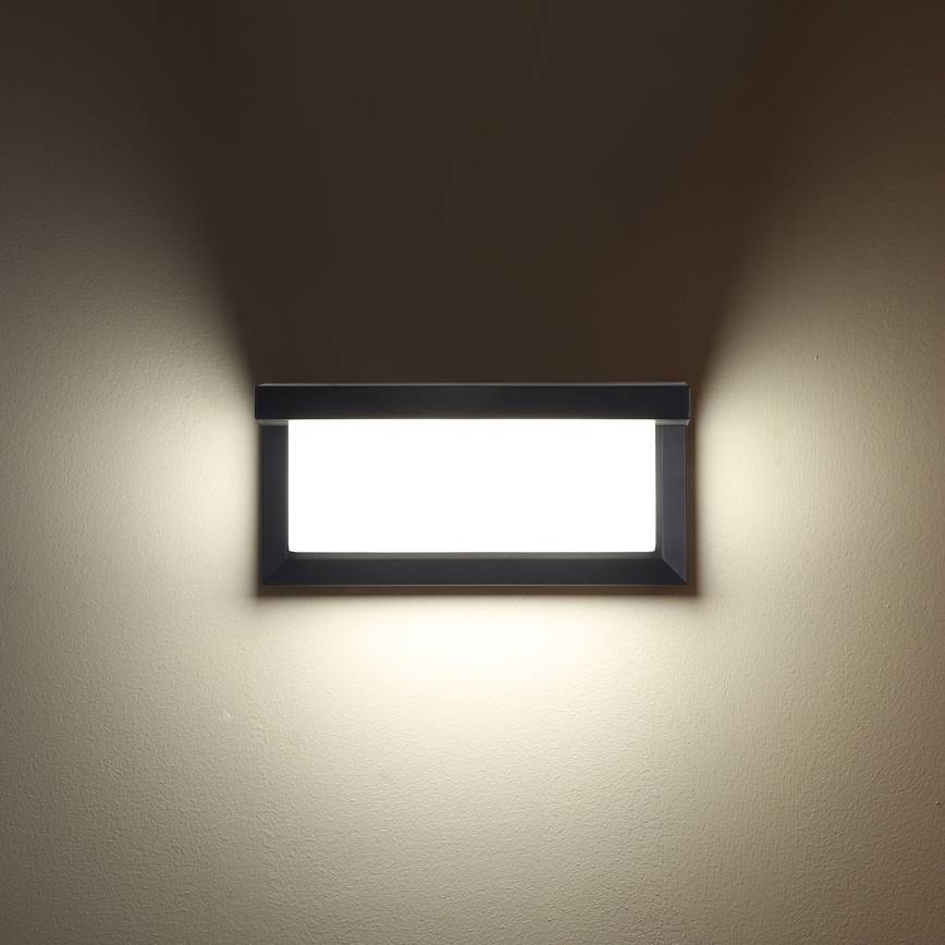 Brilagi - LED-ulkoseinävalaisin BRICKY LED/12W/230V antrasiitti IP54