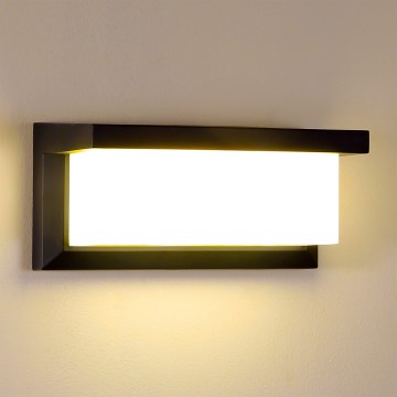 Brilagi - LED-ulkoseinävalaisin BRICKY LED/12W/230V musta IP54