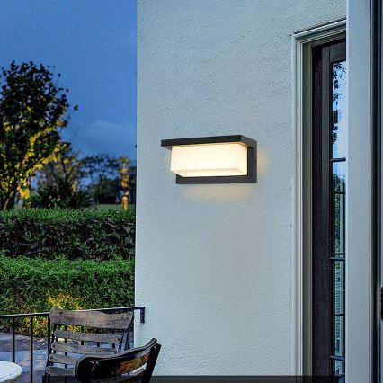 Brilagi - LED-ulkoseinävalaisin BRICKY LED/12W/230V musta IP54