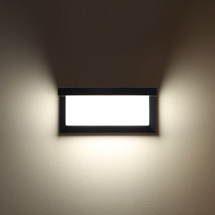 Brilagi - LED-ulkoseinävalaisin BRICKY LED/12W/230V musta IP54