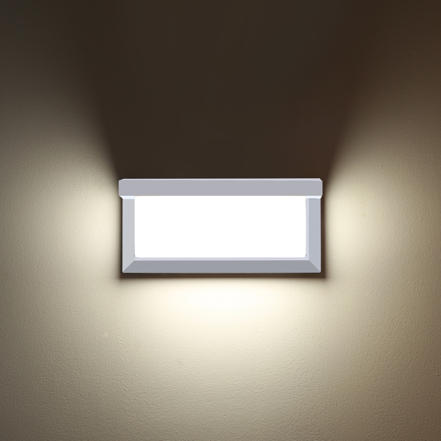 Brilagi - LED-ulkoseinävalaisin BRICKY LED/12W/230V valkoinen IP54