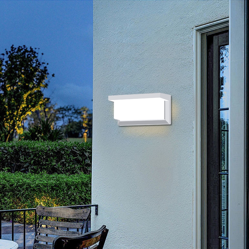 Brilagi - LED-ulkoseinävalaisin BRICKY LED/12W/230V valkoinen IP54