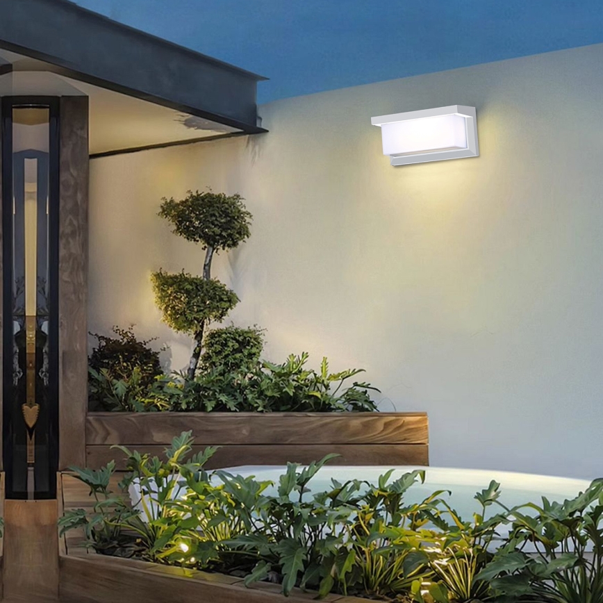 Brilagi - LED-ulkoseinävalaisin BRICKY LED/12W/230V valkoinen IP54