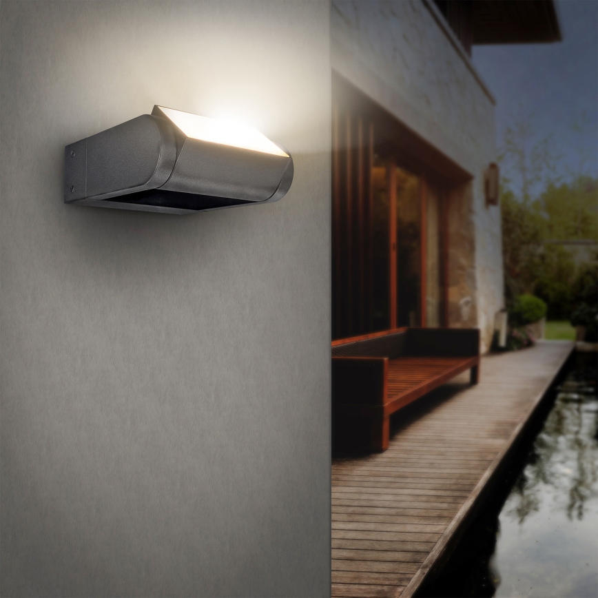 Brilagi - LED-ulkoseinävalaisin CROTONE LED/7W/230V antrasiitti IP54