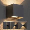 Brilagi - LED-ulkoseinävalaisin CUBE LED/6W/230V harmaa IP54