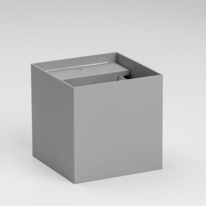 Brilagi - LED-ulkoseinävalaisin CUBE LED/6W/230V harmaa IP54