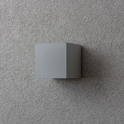 Brilagi - LED-ulkoseinävalaisin CUBE LED/6W/230V harmaa IP54