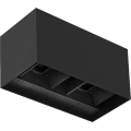 Brilagi - LED ulkoseinävalaisin DOUBLE CUBE LED/12W/230V musta IP65