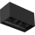 Brilagi - LED ulkoseinävalaisin DOUBLE CUBE LED/12W/230V musta IP65