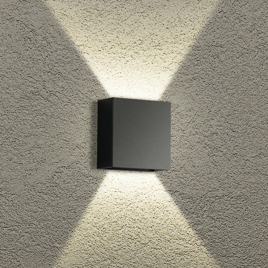 Brilagi - LED-ulkoseinävalaisin DOUBLERAY LED/4W/230V musta IP65