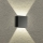 Brilagi - LED-ulkoseinävalaisin DOUBLERAY LED/4W/230V musta IP65