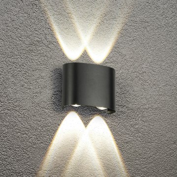Brilagi - LED Ulkoseinävalaisin FLAREBOX LED/4W/230V musta IP65