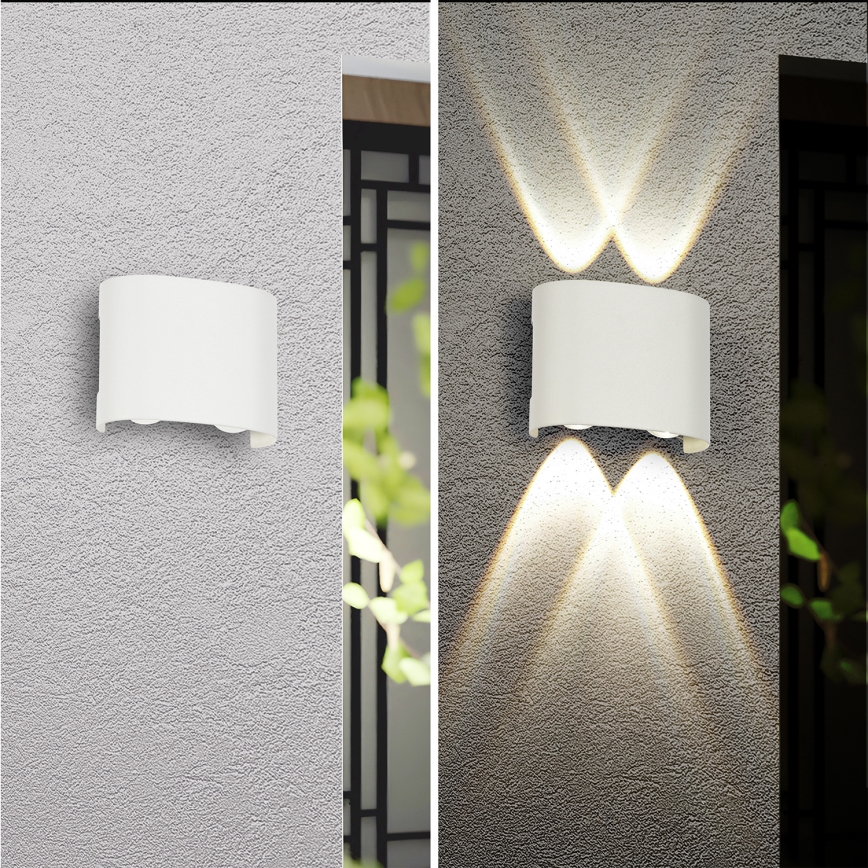 Brilagi - LED-ulkoseinävalaisin FLAREBOX LED/4W/230V valkoinen IP65