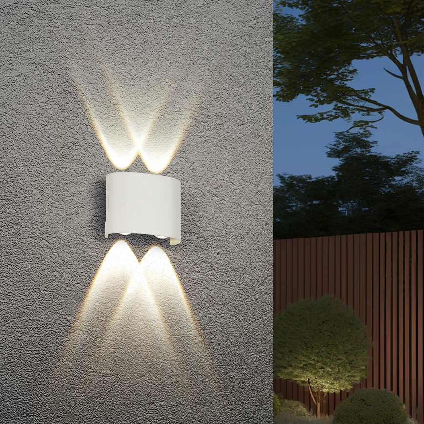 Brilagi - LED-ulkoseinävalaisin FLAREBOX LED/4W/230V valkoinen IP65