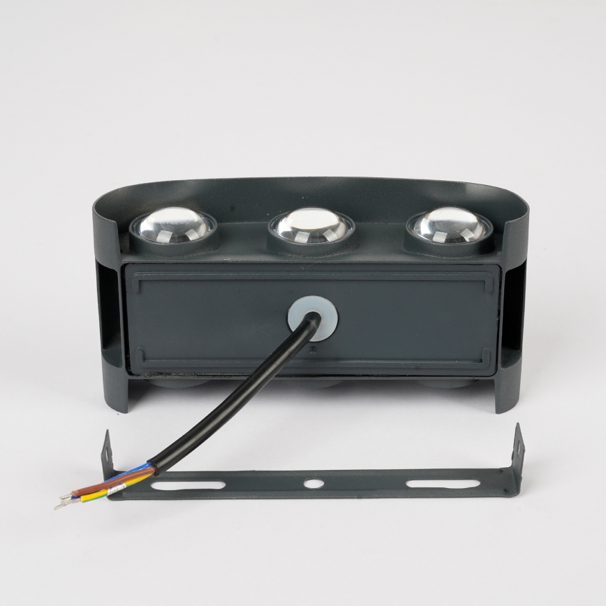 Brilagi - LED ulkoseinävalaisin FLAREBOX LED/6W/230V antrasiitti IP65