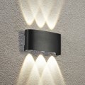 Brilagi - LED ulkoseinävalaisin FLAREBOX LED/6W/230V musta IP65