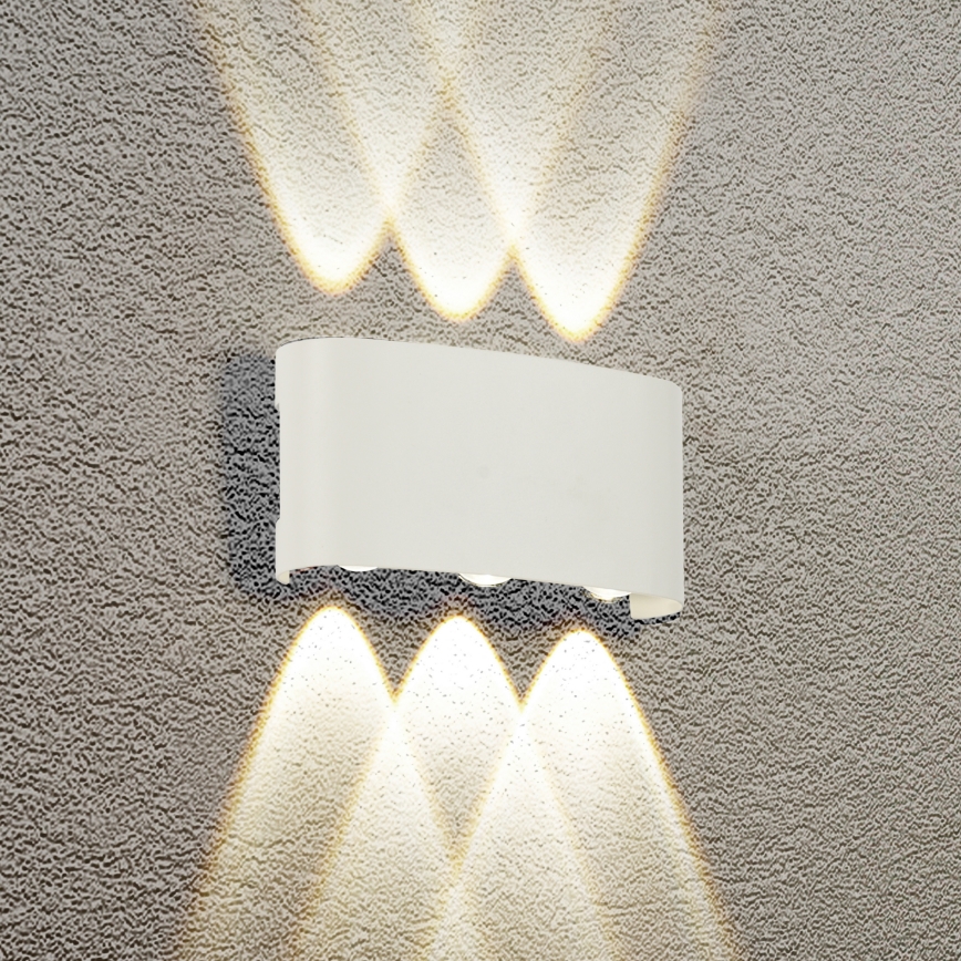 Brilagi - LED-ulkoseinävalaisin FLAREBOX LED/6W/230V valkoinen IP65