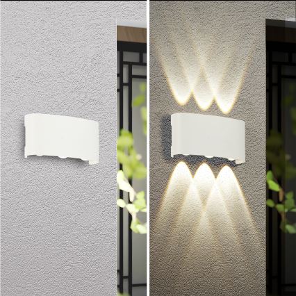 Brilagi - LED-ulkoseinävalaisin FLAREBOX LED/6W/230V valkoinen IP65