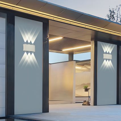 Brilagi - LED-ulkoseinävalaisin FLAREBOX LED/6W/230V valkoinen IP65