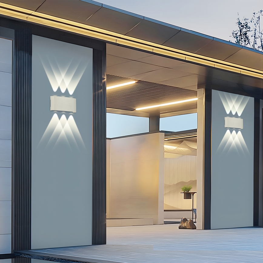 Brilagi - LED-ulkoseinävalaisin FLAREBOX LED/6W/230V valkoinen IP65