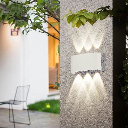 Brilagi - LED-ulkoseinävalaisin FLAREBOX LED/6W/230V valkoinen IP65