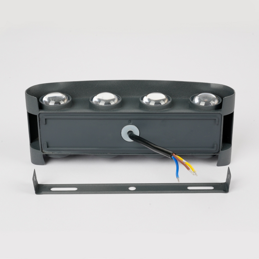 Brilagi - LED-ulkoseinävalaisin FLAREBOX LED/8W/230V antrasiitti IP65