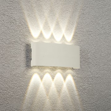 Brilagi - LED-ulkoseinävalaisin FLAREBOX LED/8W/230V valkoinen IP65