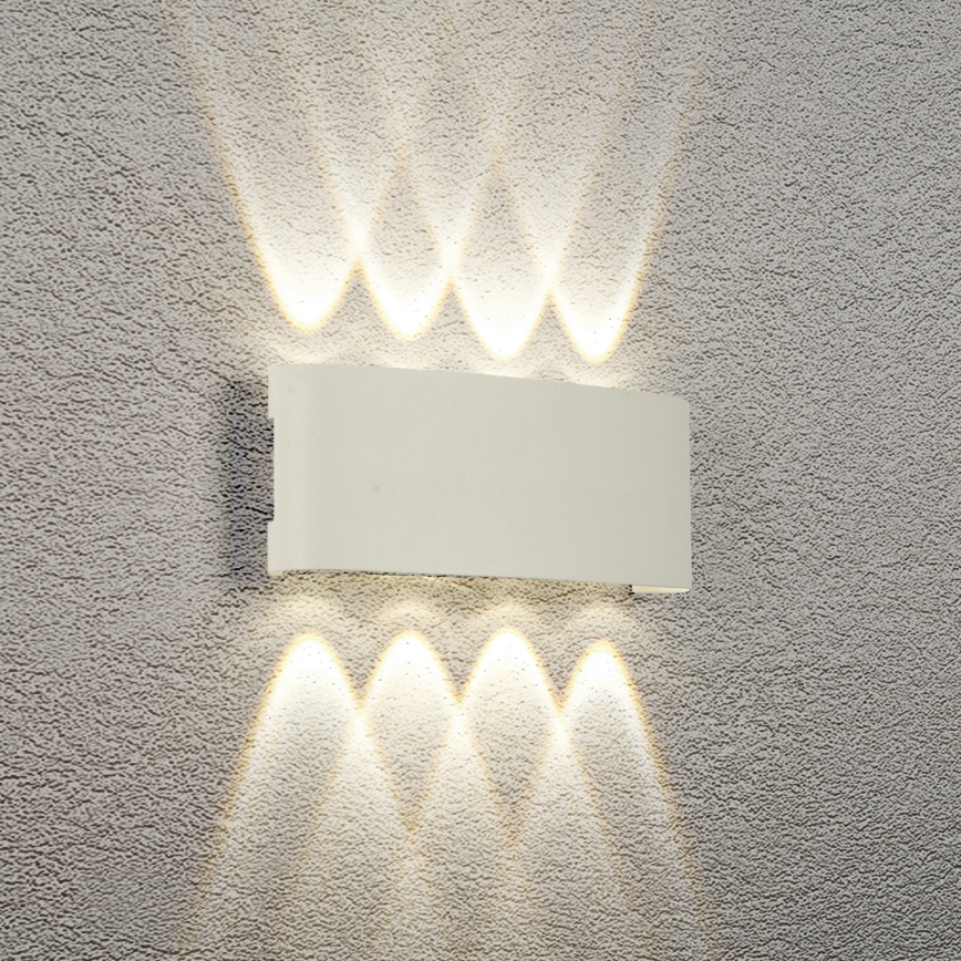 Brilagi - LED-ulkoseinävalaisin FLAREBOX LED/8W/230V valkoinen IP65