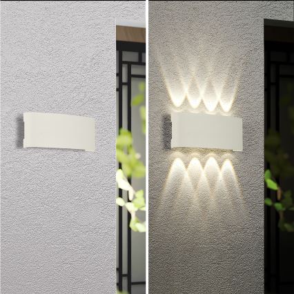 Brilagi - LED-ulkoseinävalaisin FLAREBOX LED/8W/230V valkoinen IP65