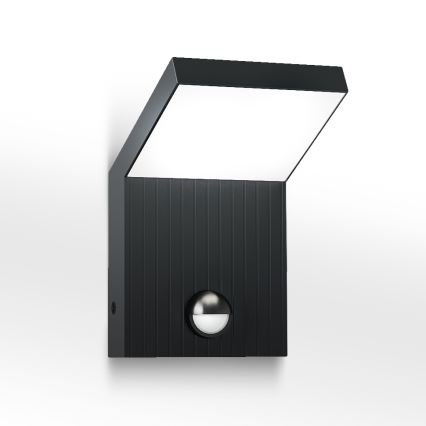 Brilagi - RIANO LED-ulkoseinävalaisin liiketunnistimella LED/8W/230V antrasiitti IP65
