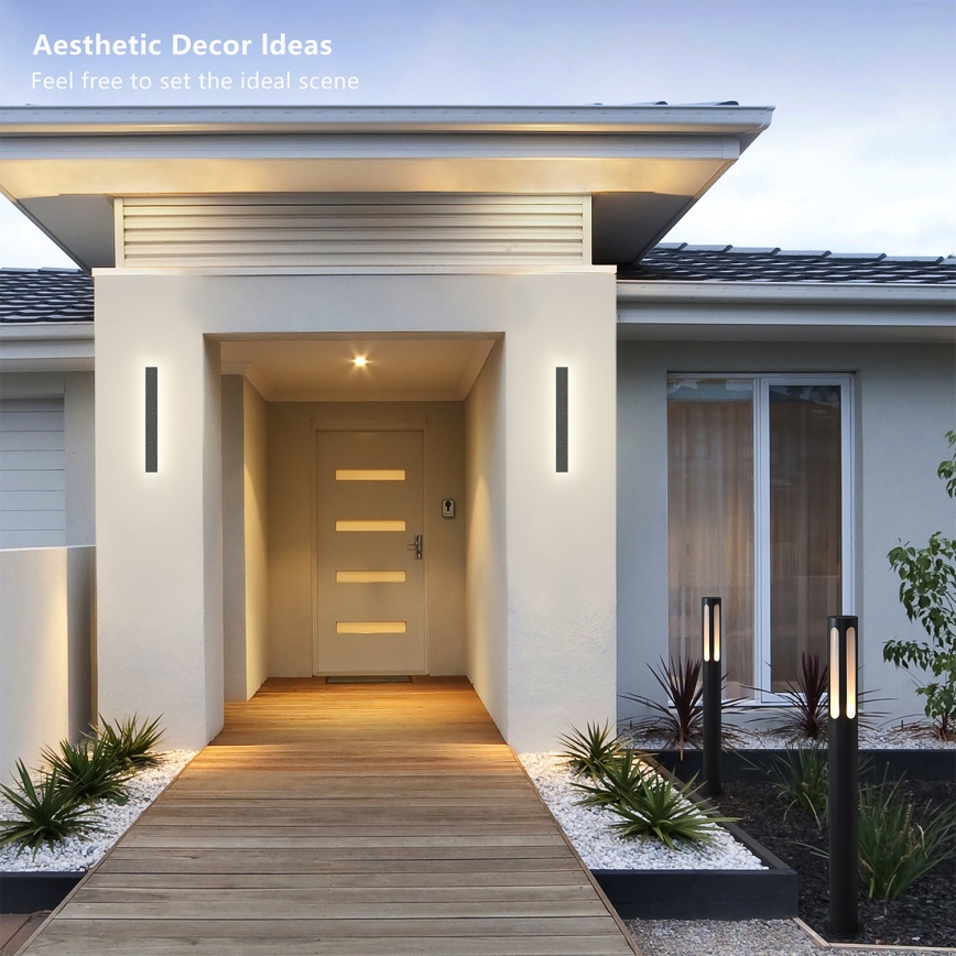 Brilagi - LINEAR LED ulkoseinävalaisin LED/12W/230V 3000K IP65 50 cm antrasiitti CRI 90