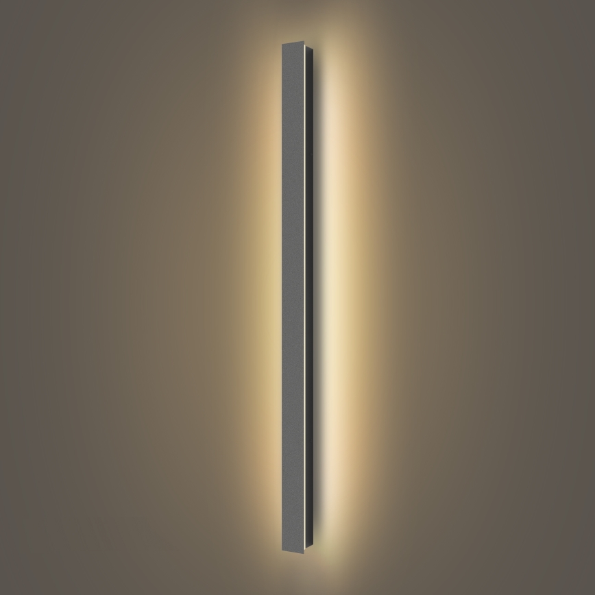 Brilagi - LED-ulkoseinävalaisin LINEAR LED/22W/230V 3000K IP65 100 cm antrasiitti