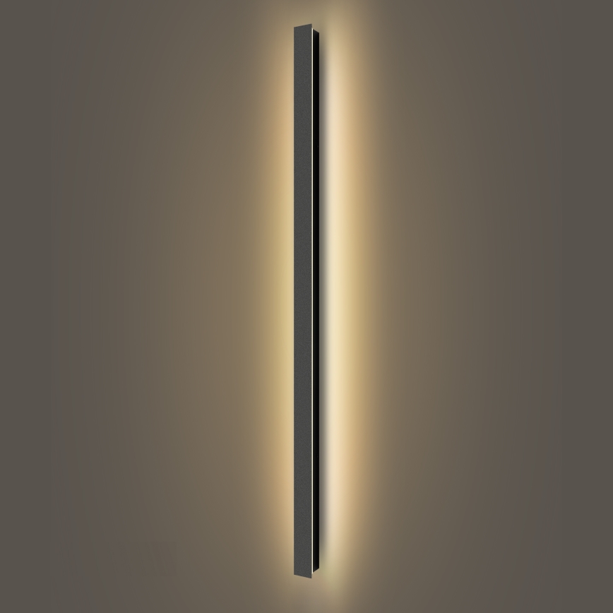 Brilagi - LED ulkoseinävalaisin LINEAR LED/32W/230V 3000K IP65 140 cm musta