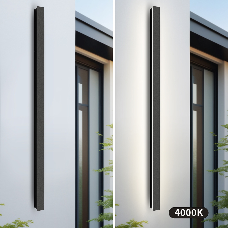 Brilagi - LED-seinävalaisin ulkokäyttöön LINEAR LED/32W/230V 4000K IP65 140 cm musta CRI 90