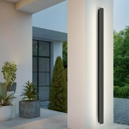 Brilagi - LED-seinävalaisin ulkokäyttöön LINEAR LED/32W/230V 4000K IP65 140 cm musta CRI 90