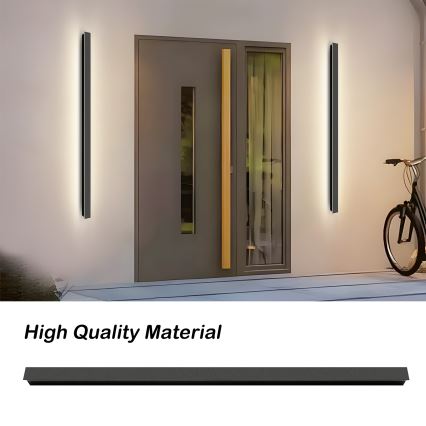 Brilagi - LED-seinävalaisin ulkokäyttöön LINEAR LED/32W/230V 4000K IP65 140 cm musta CRI 90