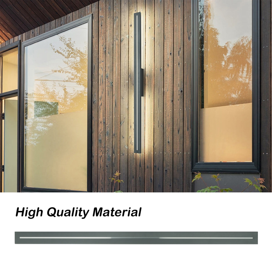 Brilagi - LINEO LED-ulkoseinävalaisin LED/24W/230V 3000K IP65 100 cm antrasiitti CRI 90