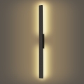 Brilagi - LED-ulkoseinävalaisin LUNA LED/24W/230V 3000K IP65 100 cm musta