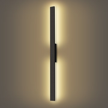 Brilagi - LED-ulkoseinävalaisin LUNA LED/24W/230V 3000K IP65 100 cm musta