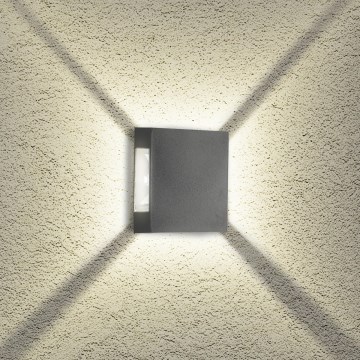 Brilagi - LED ulkoseinävalaisin QUADRAY LED/4W/230V antrasiitti IP65