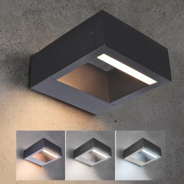 Brilagi - LED-ulkoseinävalaisin RAGUSA LED/7W/230V 3000/4000/6000K antrasiitti IP54