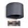 Brilagi - LED-ulkoseinävalaisin RONDO LED/6W/230V antrasiitti IP54