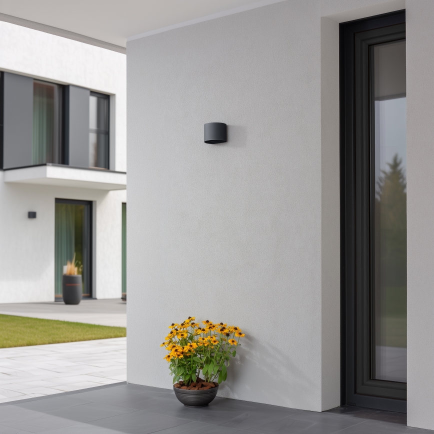 Brilagi - LED-ulkoseinävalaisin RONDO LED/6W/230V antrasiitti IP54