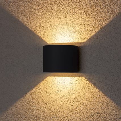 Brilagi - LED-ulkoseinävalaisin RONDO LED/6W/230V antrasiitti IP54