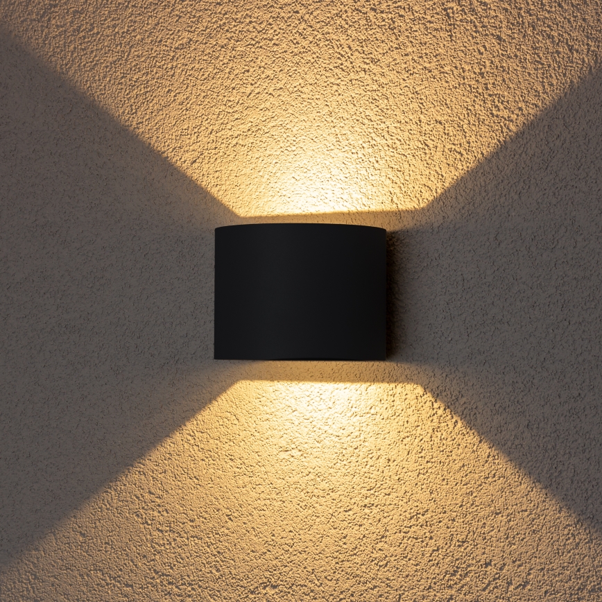 Brilagi - LED-ulkoseinävalaisin RONDO LED/6W/230V antrasiitti IP54