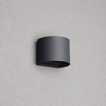 Brilagi - LED-ulkoseinävalaisin RONDO LED/6W/230V antrasiitti IP54