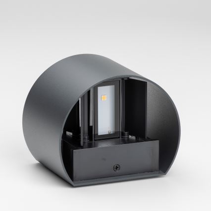 Brilagi - LED-ulkoseinävalaisin RONDO LED/6W/230V antrasiitti IP54